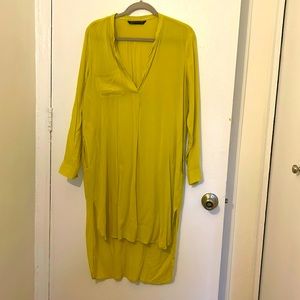 Zara citrine pullover tunic dress